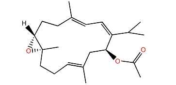 (7R,8R,14S,1E,3E,11E)-14-Acetoxy-7,8-epoxy-1,3,11-cembratriene